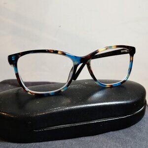 Success xpl KYLIE Blue Tortoise Shell Eyeglasses Frames Full Rim